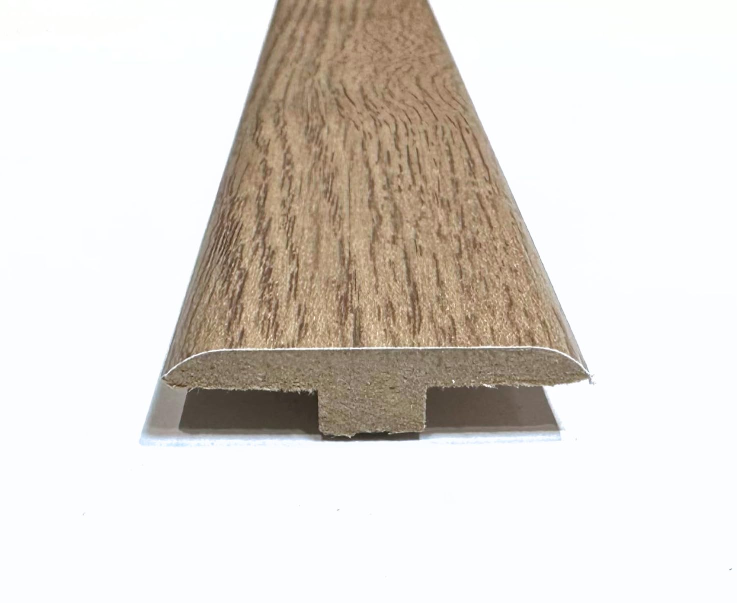 Solid Laminate/Wood Flooring MDF Threshold Strip T Bar 2 Modern Oak Colours (2.4m, New York Oak)