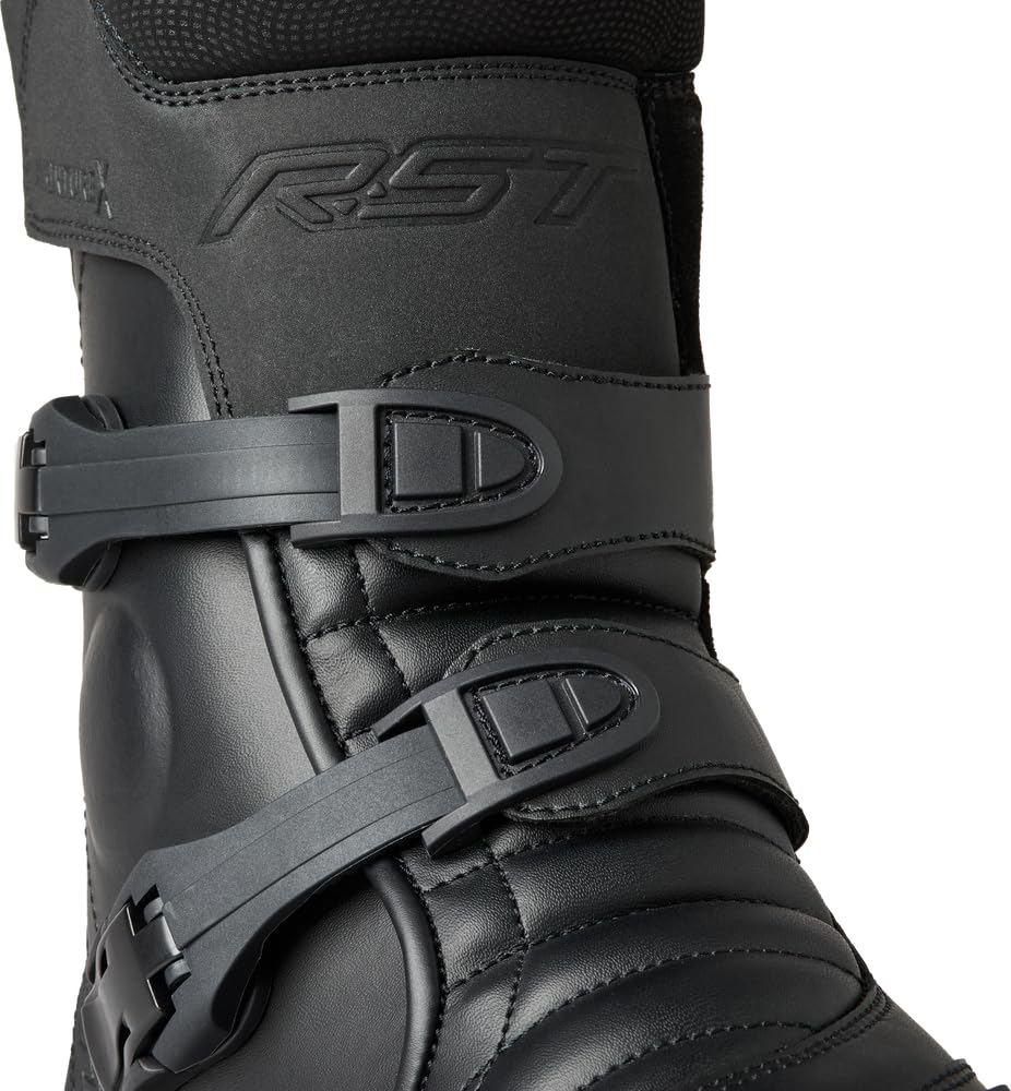 RST Adventure-x Mid WP-Stivali da Moto, Colore Nero, 45, Motocicletta Unisex-Adulto, EU