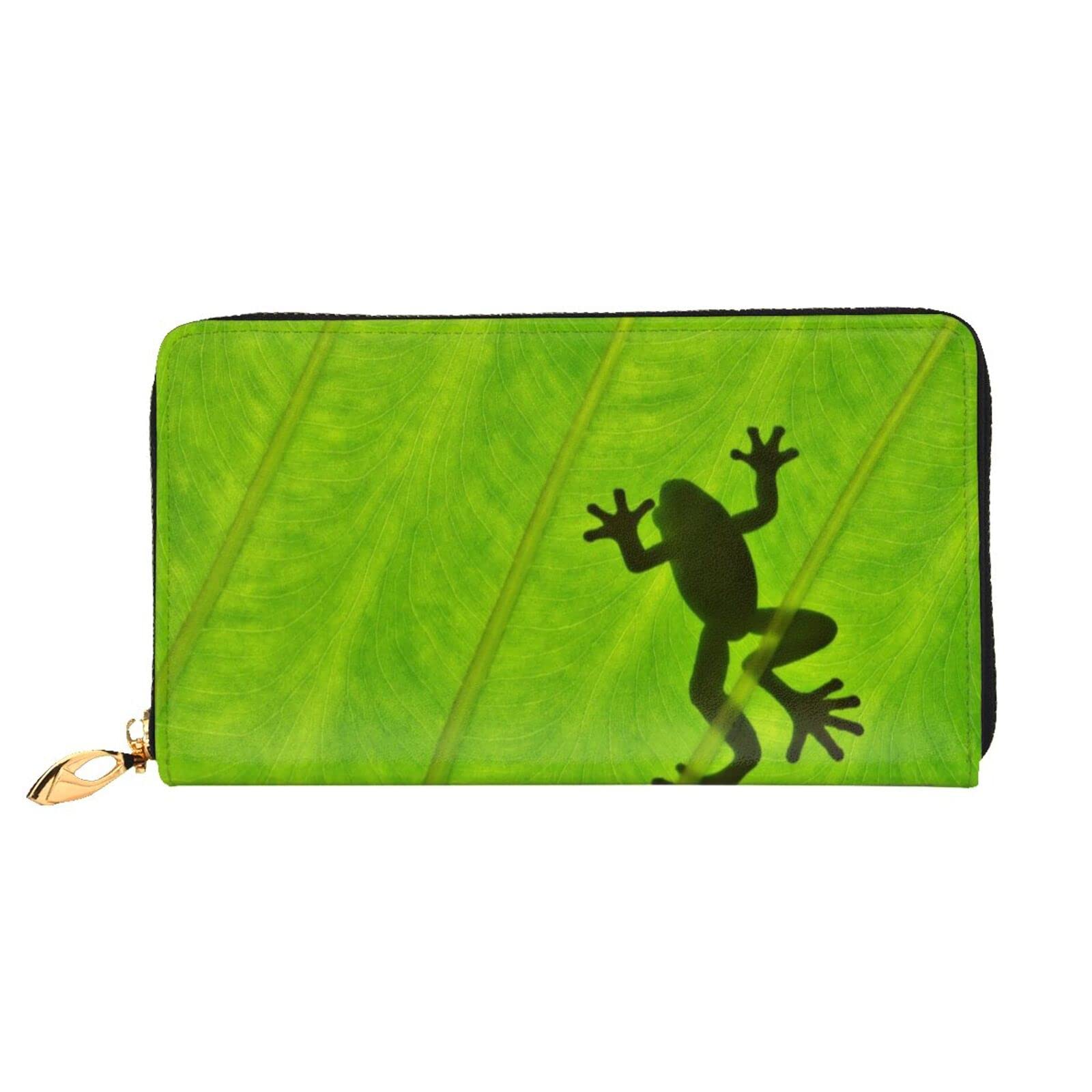 Amazon | [RFSHOP] カエル 蛙柄 財布 長財布 本革 レザー