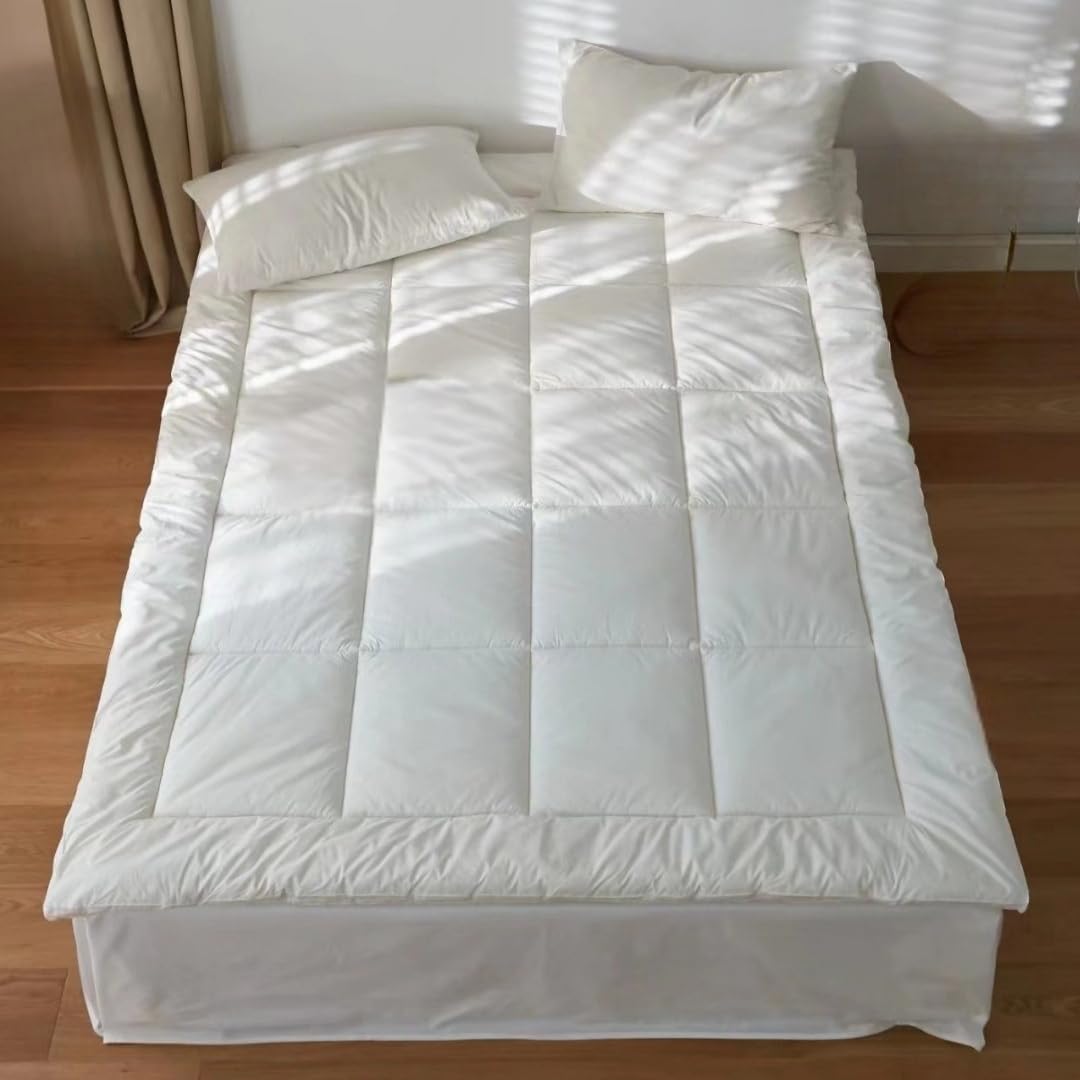 Continental Bedding Wool and Down Alternative Blend Comforter - Full Size Duvet Insert - 37oz - 300TC - 76x86 inch