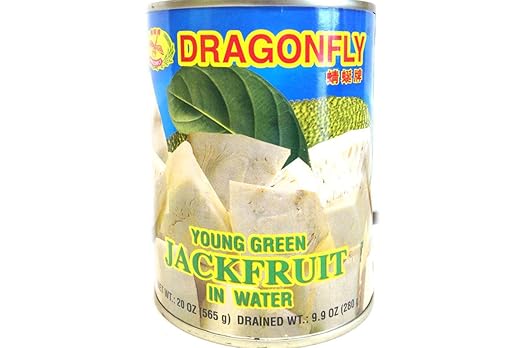Dragonfly Young Green Jackfruit in Brine - 20 ounce (Pack of 1)