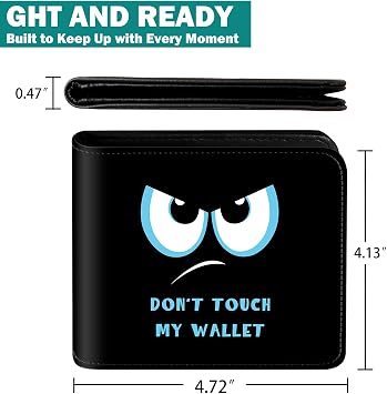bdqpin Kids Wallets for Boys Teen Wallet for kids Leather Bifold Wallet | Toddler/Youth wallet for 4-6-8-10-12-14Ages Novelty Wallet for kids Birthday Gifts-PJ0003