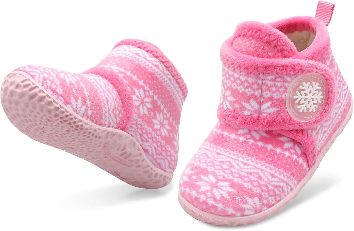 LeIsfIt Toddler Slippers Boys Girls House Slippers Kids Winter Boots Warm Lightweight House Shoes Non-slip Indoor Slipper Shoes - Image 7