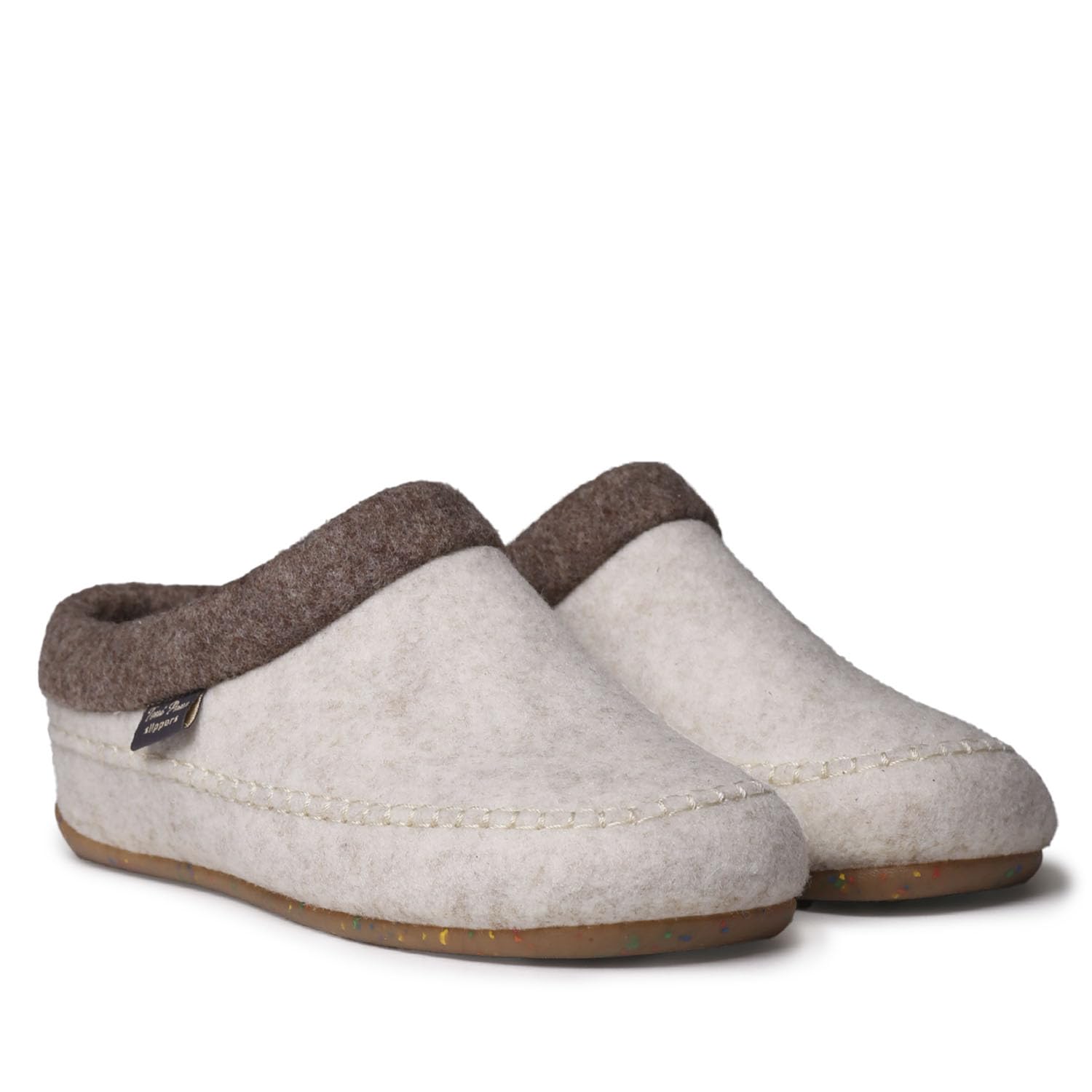 Toni PONS - Zapatillas de IR por casa,Suela de Goma Antideslizante,Slippers de Fieltro,Cubiertas,cuña para: Mujer