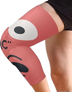 GuoChe Hiccups Look Knee Support Brace (Pack of 2) Joint Pain Relief Knee Pads for Gardening