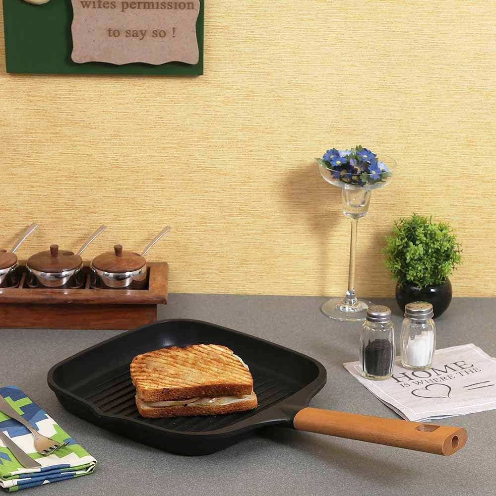 Wonderchef Die Cast Non-Stick Aluminum Wooden Handle curacao Ubuy