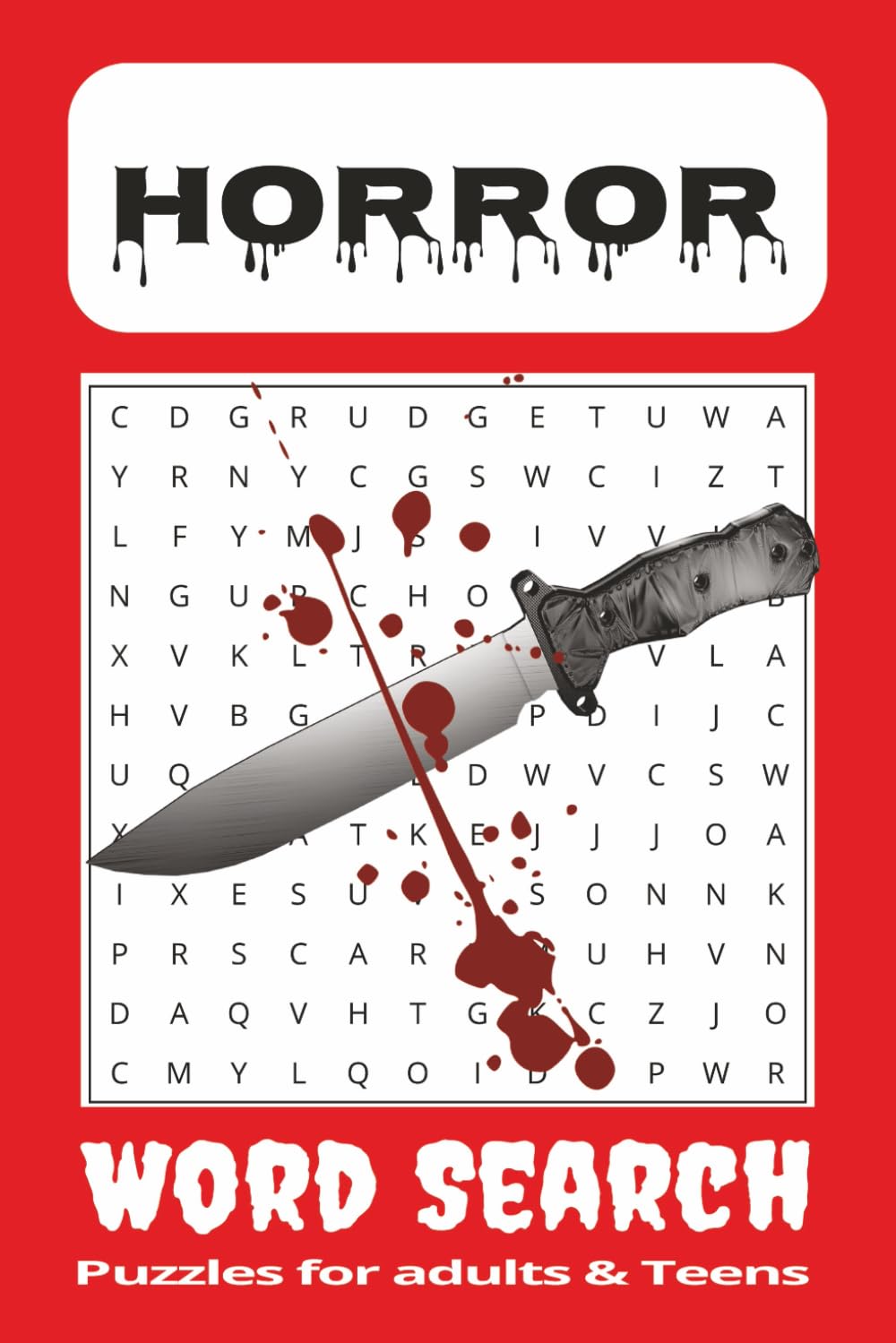 Horror Word Search Puzzle Book: Word Searches with Easy to Read Print about Horror. Spooky Scary Word Find Puzzles for Adults, Seniors, Teens, Horror ... | 50+ Puzzles … For Vacations, Holidays, a