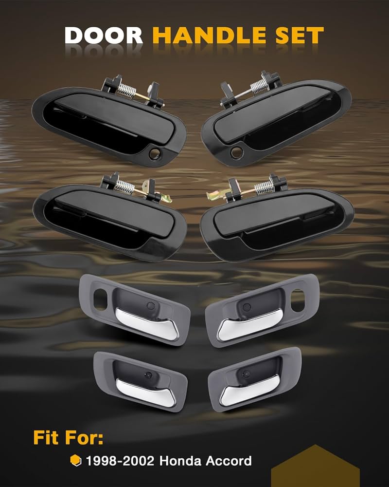 Amazon.com: Door Handle Set (8 PCS), Compatible with 1998-2002