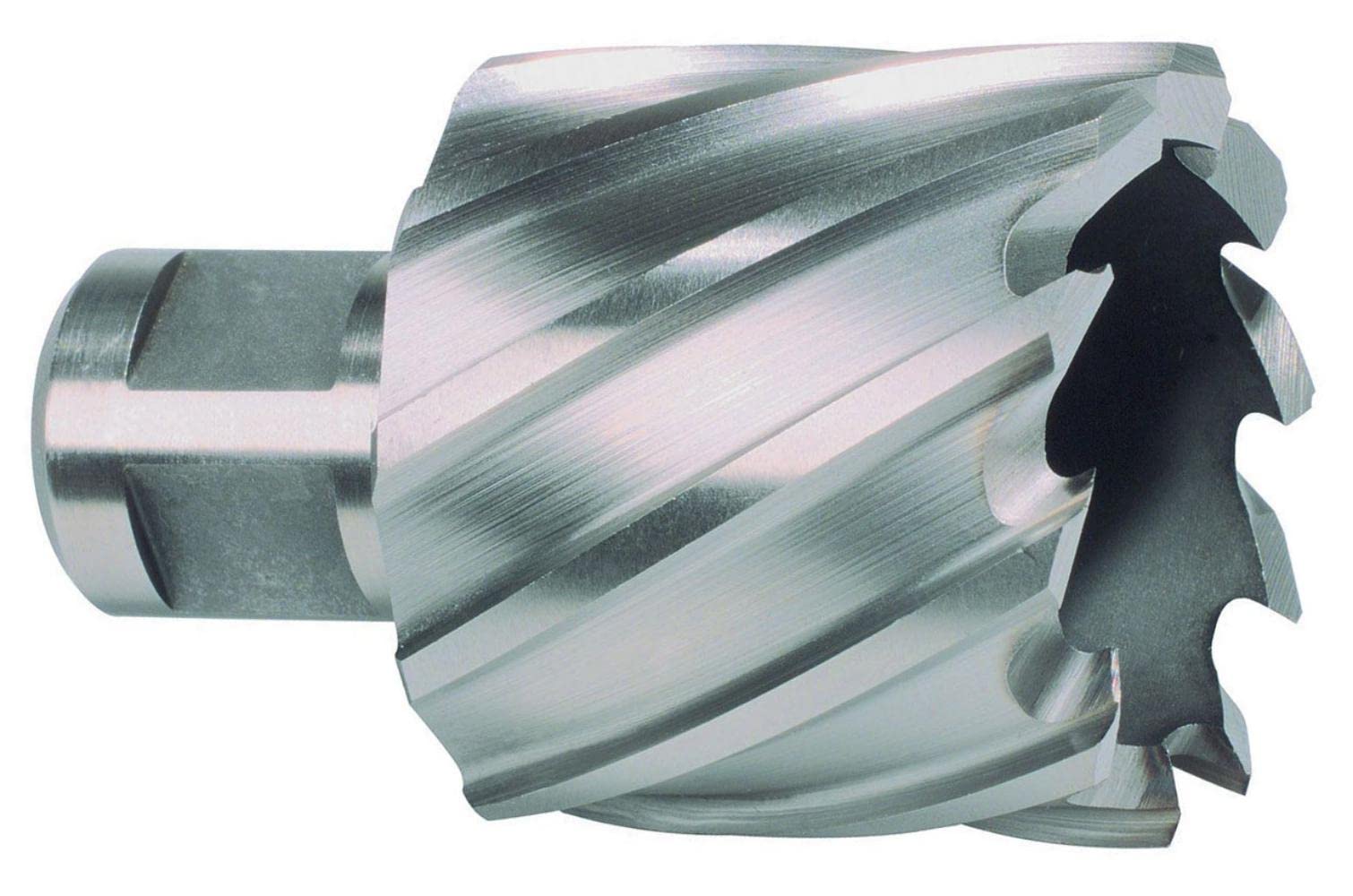 RUKO 108226E - Broca hueca HSS Co 5 Cobalto, vástago Weldon (26 mm)
