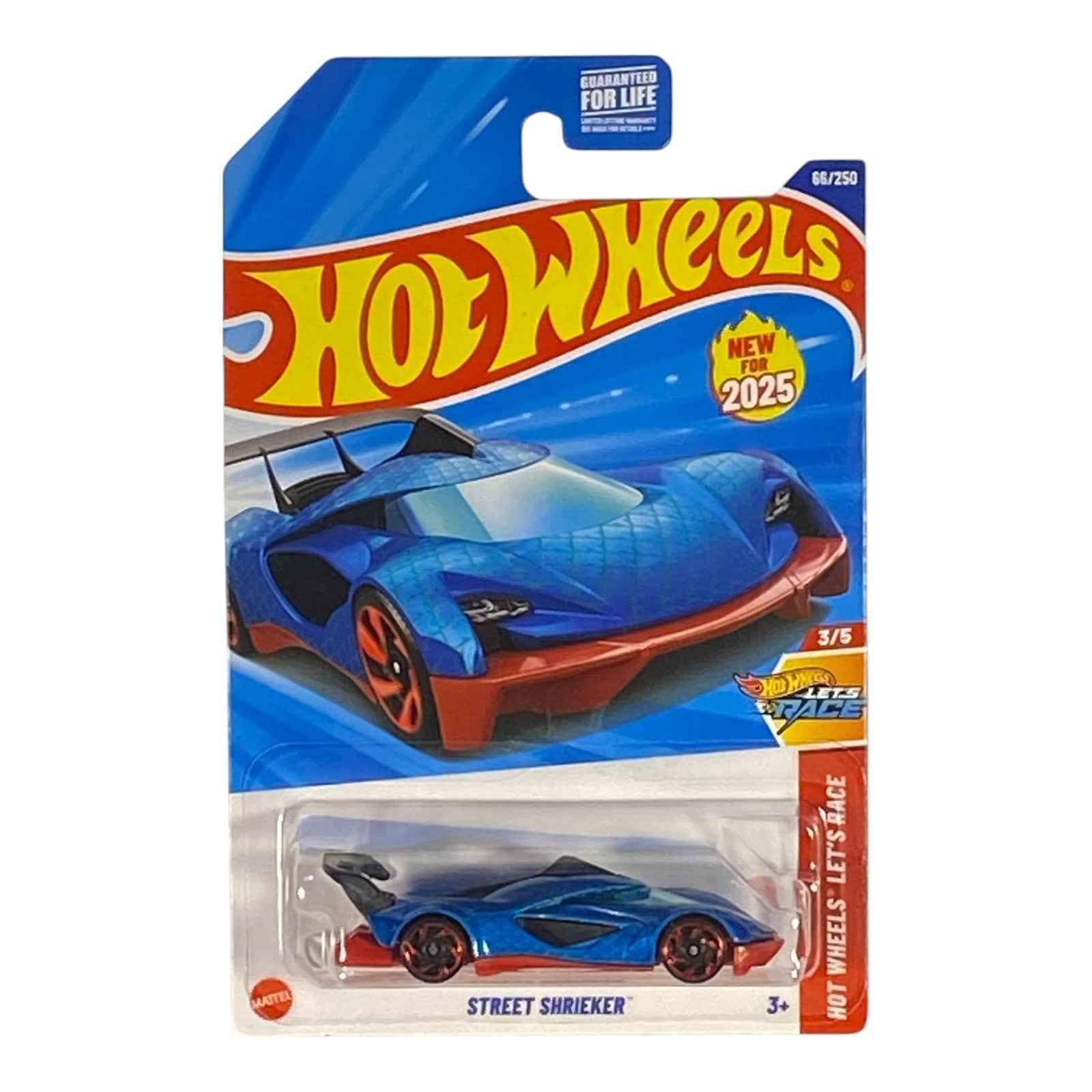 Amazon.com: Hot Wheels Street Shrieker [Blue] Let's Race 3/5, New