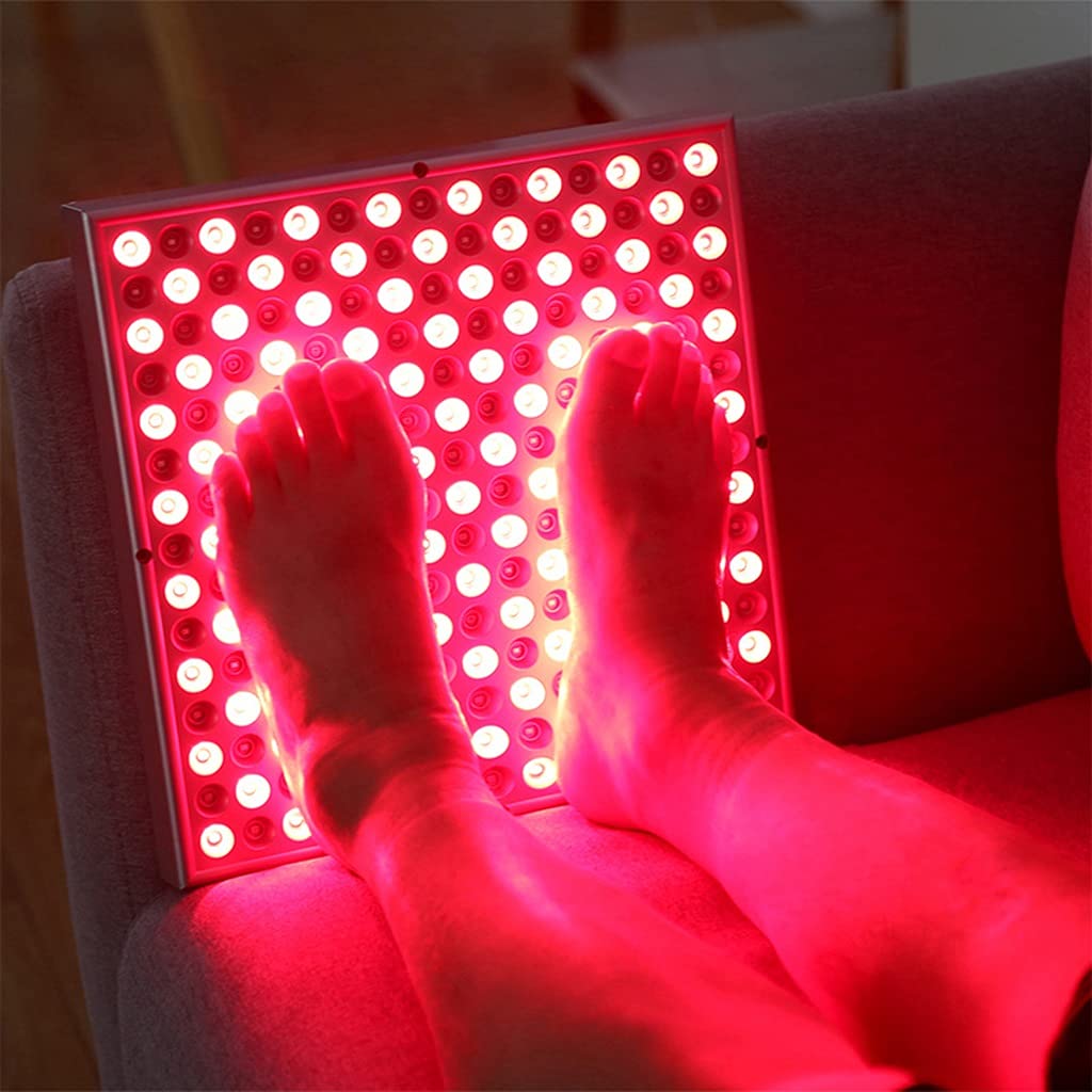Dispositivos Multifunción de Terapia de Luz Roja-Lámpara de Calor de 45W para Alivio del Dolor de Músculos y Articulaciones-Rojo Profundo de 660 NM Y Infrarrojo Cercano de 850 NM
