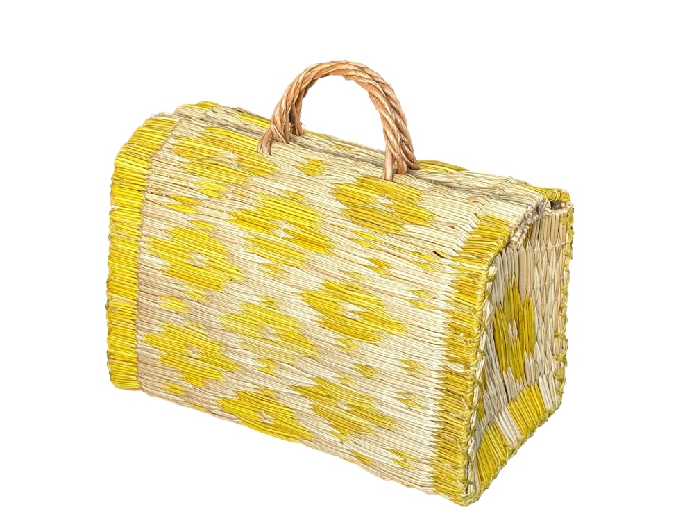 Cesta junco Portuguesa. Modelo Amarillo. 36 cms.