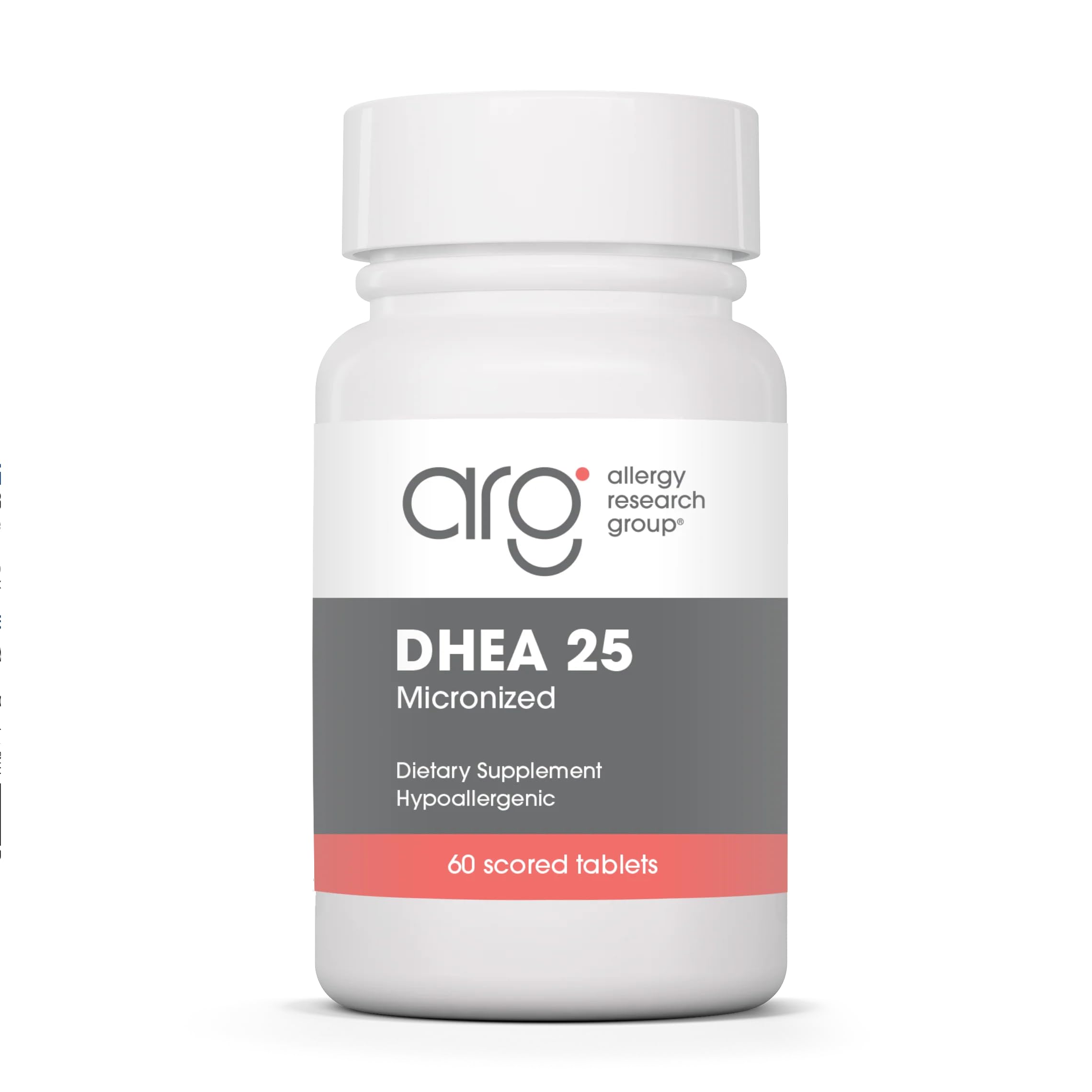 ARG DHEA 25 mg Micronized Lipid Matrix Plant Sourced, 60 Capsules