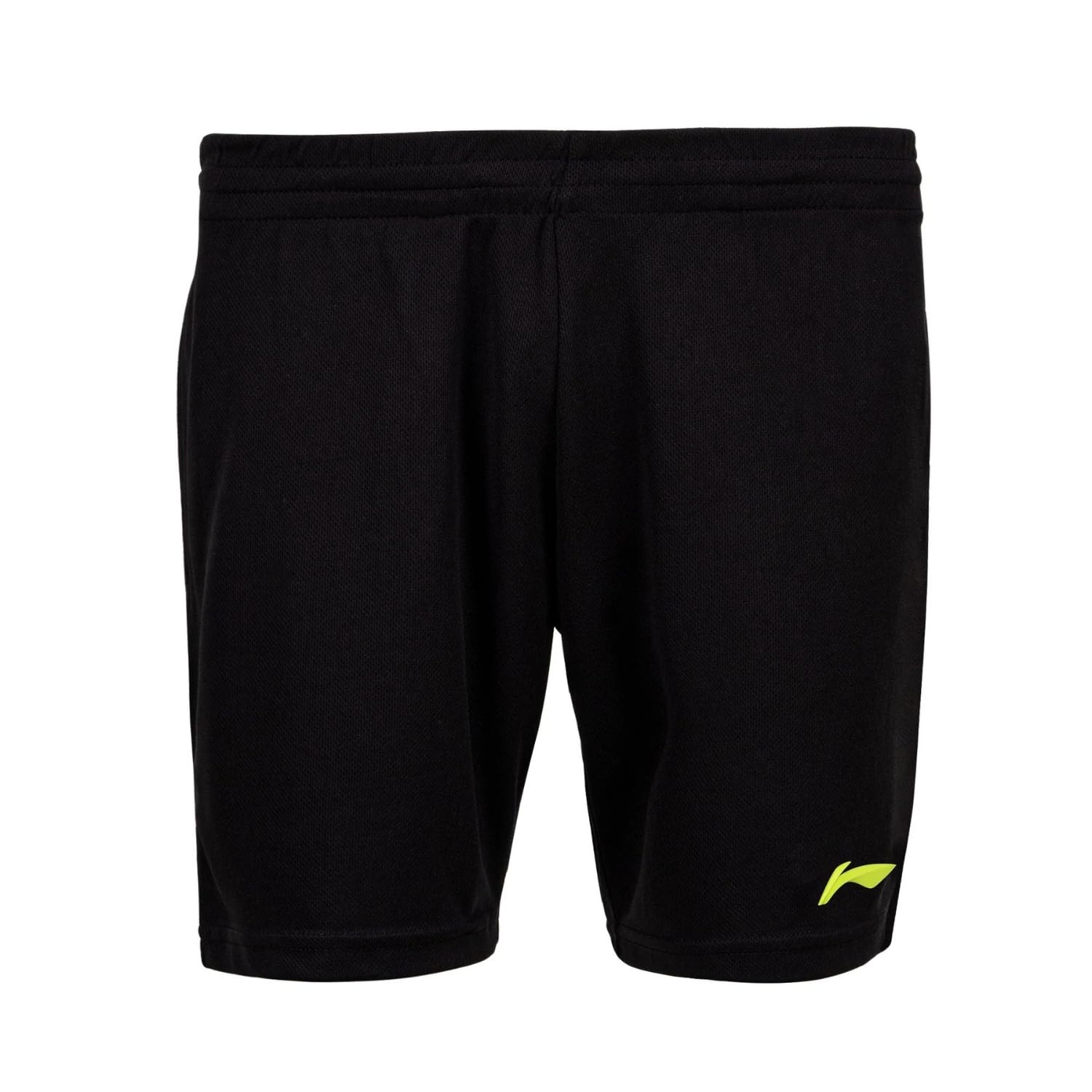 Li-Ning AKST725-1 Men's Badminton Shorts, Polyester, Mid Rise, Regular Fit, 2 Pockets, Above Knee (in, Alpha, XL, Black/Lime)-picture-23