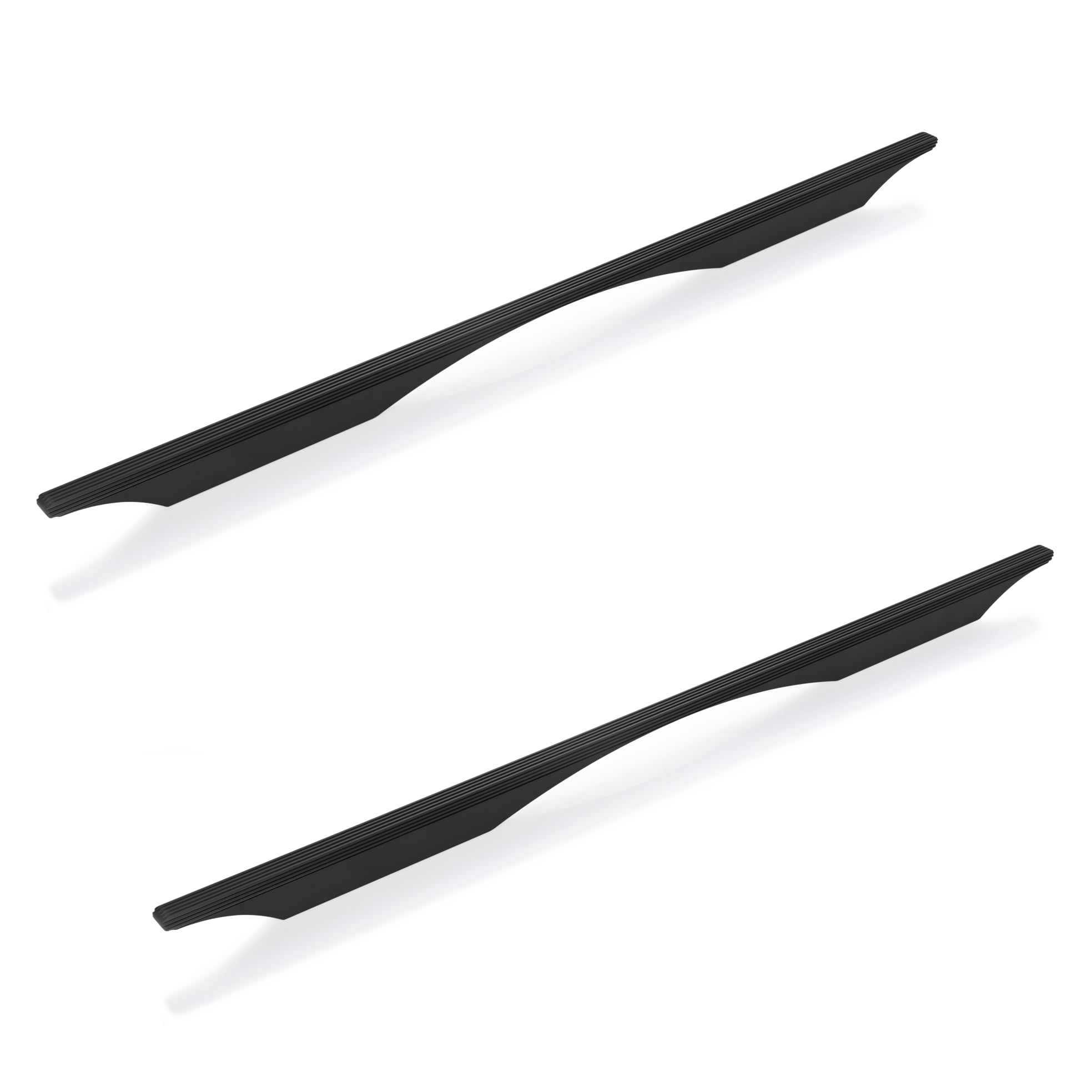 LAPO 24 Inch Pull Handles for Wardrobes, Designed for Wardrobe Panels and Office Furniture, Firm Hand Feel, Anti-Corrosion Surface, Hole to Hole Size 45 cm, Fast Screw Fit (Black, Pack of 3)-image-12