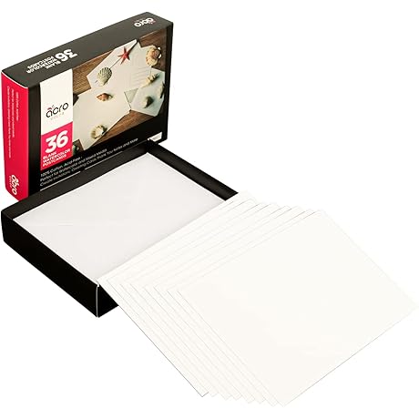 Watercolor Cards and Envelopes: Premium Paper for Artistic Creations
