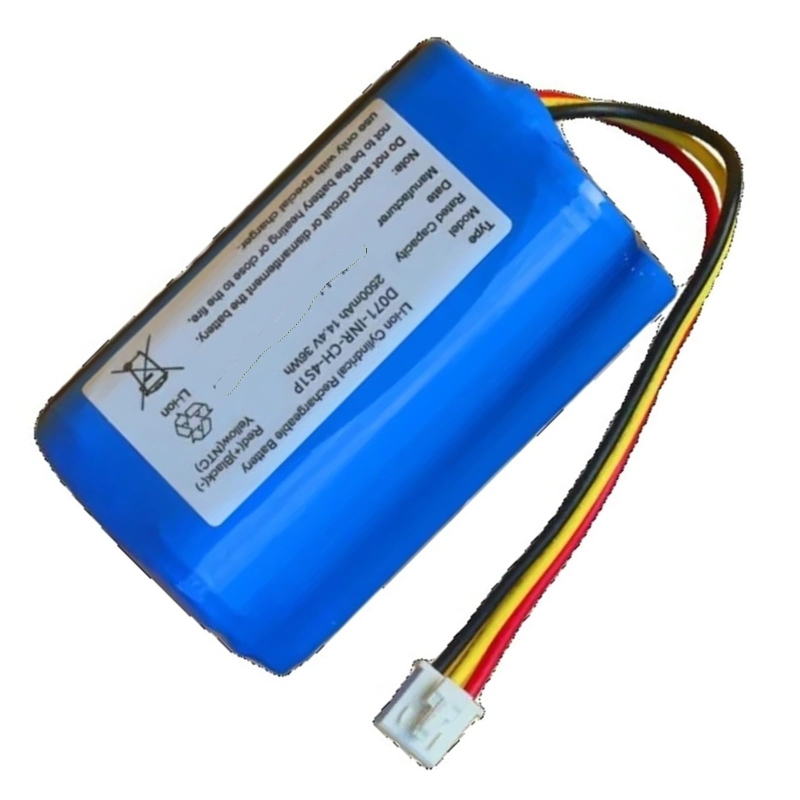 Batterie Au Lithium Rechargeable 14.4V D071-INR-CH-4S1P 2500mAh 36Wh, Compatible For COHN, Alimentation De Secours Cylindrique