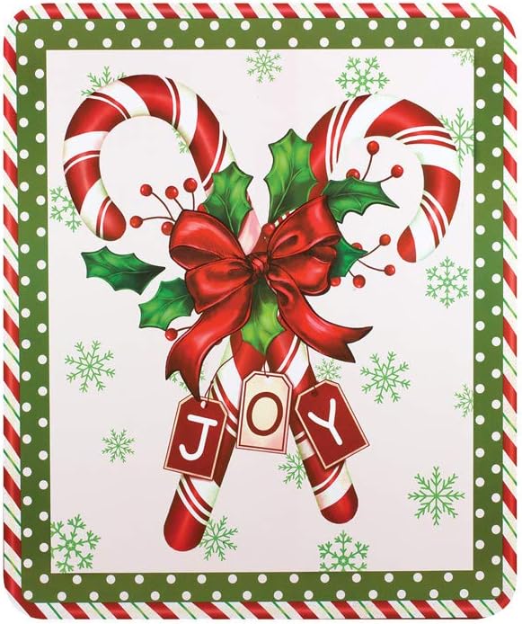 Collections Etc Christmas Kitchen Candy Cane Dishwasher Magnet Cover