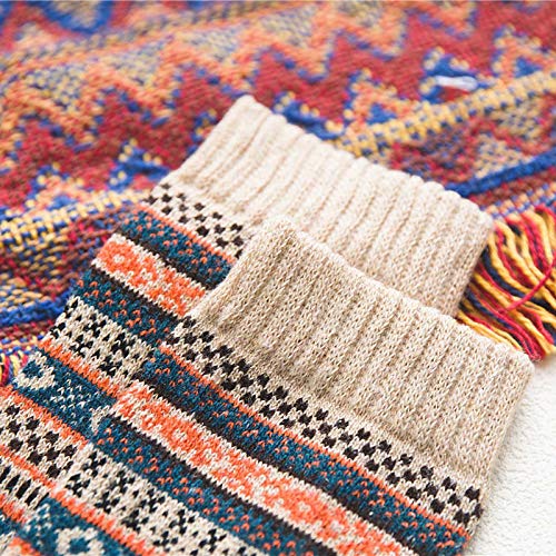 Wollen sokken voor heren, herfst en winter, dikke en warme sokken als cadeau, 5 paar ademende sokken - Afbeelding 4