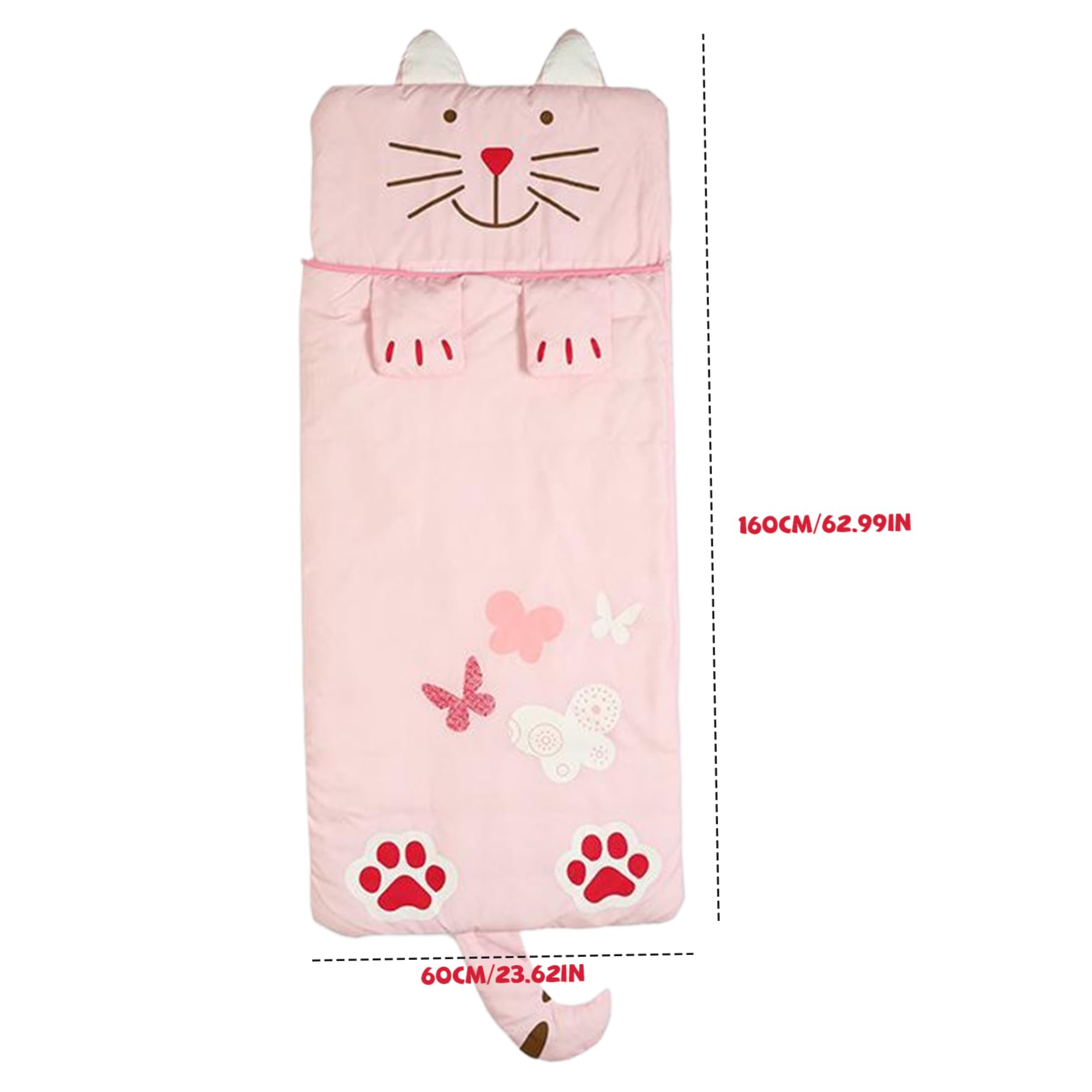 Sac de Sommeil pour Enfants Mat Mat Cozy Sac SORF pour garçons et Filles, de Couchage la Bande dessinée pour Enfants