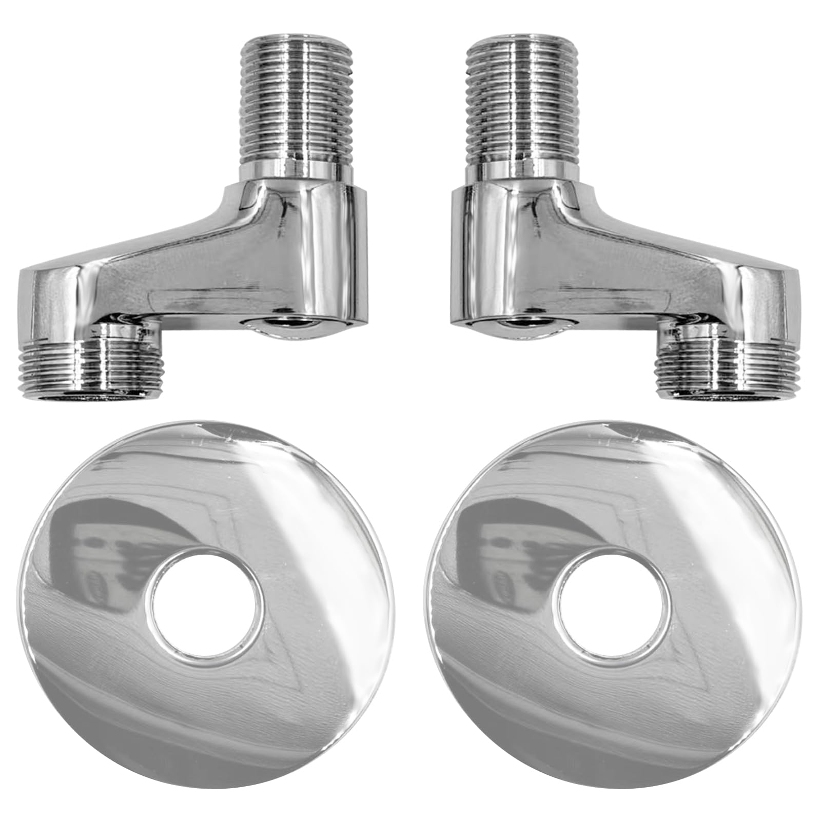 Miayaya Verstellbare Schwenkarme Für Badewanne & Dusche – Aus Robustem Messing, Mit Klauenfuß & Wandhalterung (9,5 Cm Adapter Inklusive)