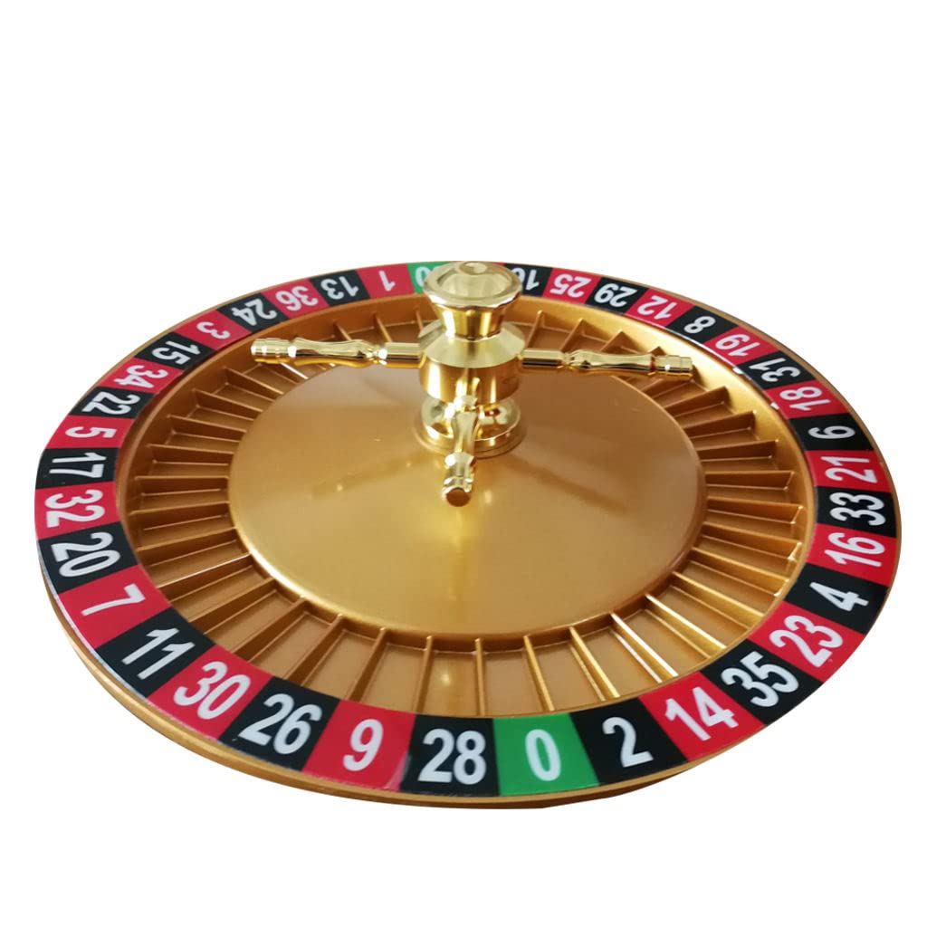 Roulette de casino professionnelle avec finition brillante pour divertissement à domicile et soirées de jeux