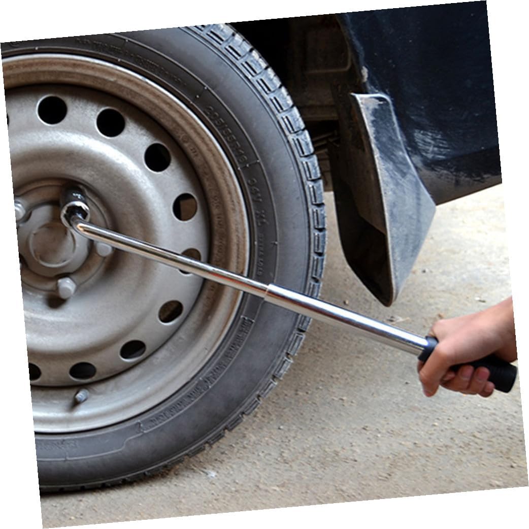 UPKOCH Telescoping Lug Wrench for Cars Extendable Wheel Nut Wrench Sockets Heavy Duty Design Non-slip Grip for Easy Tire Changes