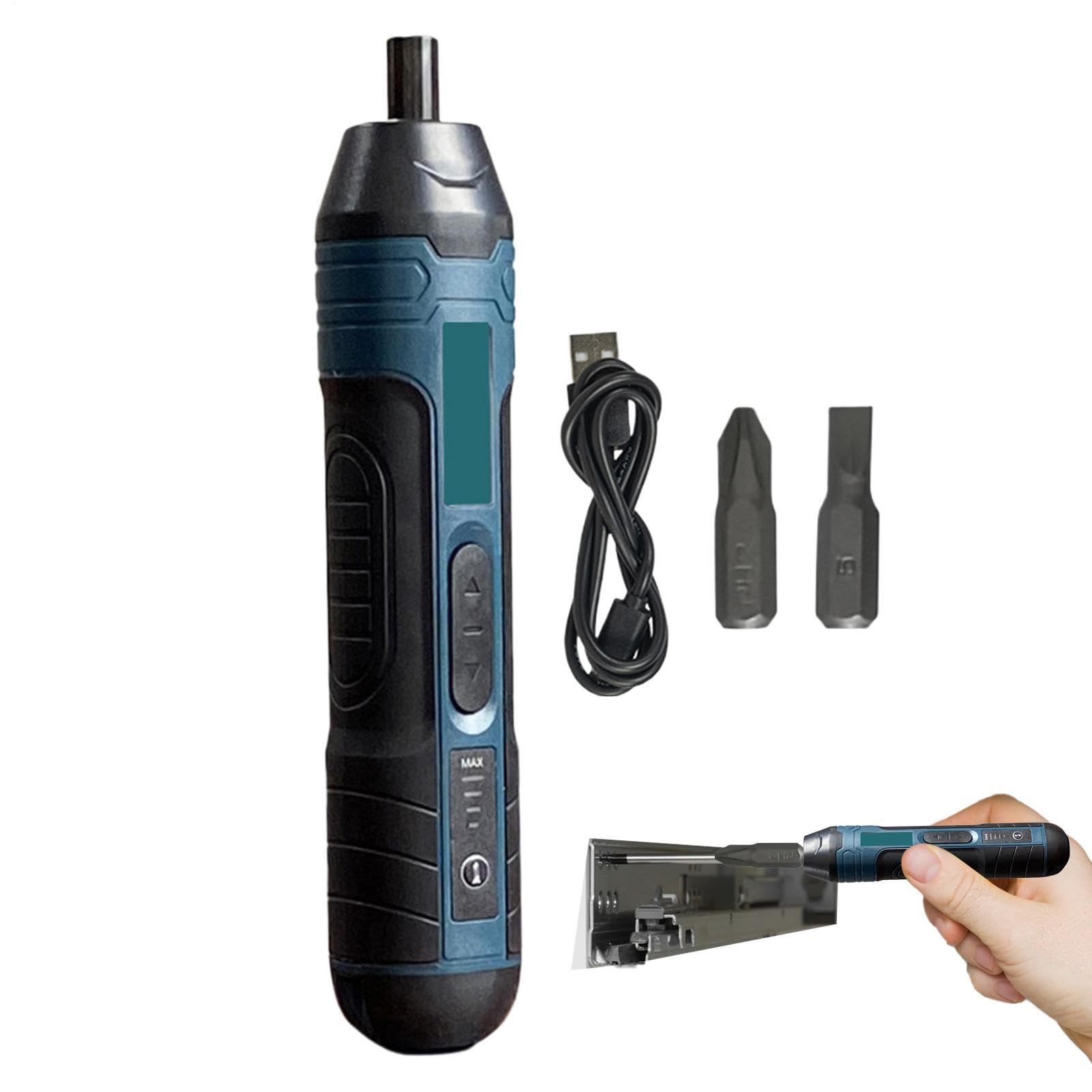 Tournevis électrique à 4 modes : kit complet d'outil électrique sans fil pour le travail