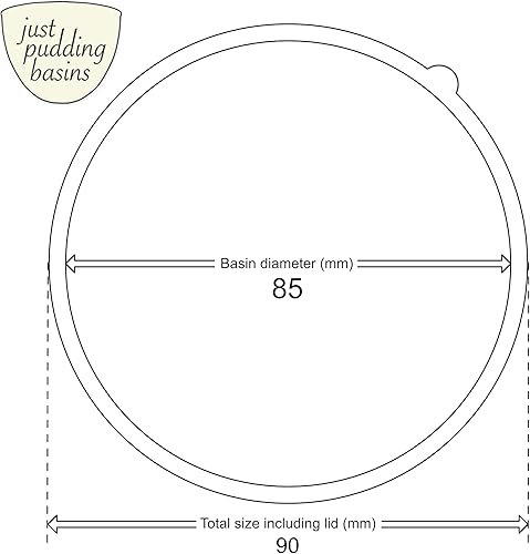 Miniatura 9 de Caja pequeña para pudín y tapa de 14 pinta, color rojo, paquete de 4 cuencos de plástico de 0.25 pt