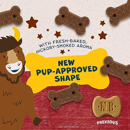 Natural Balance Limited Ingredient Rewards Crunchy Biscuits, Bite-Size Grain-Free Dog Treats for Small-Breed Adult Dogs, Made with Real Bison, 8 Ounce (Pack of 1)