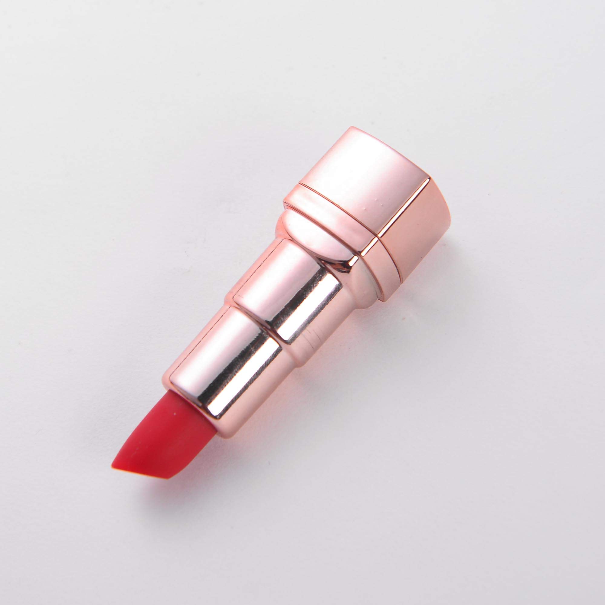 VIBRATORE RICARICABILE ROSSETTO LIPSTICK DONNE MASSAGGIATORE CLITORIDE J016
