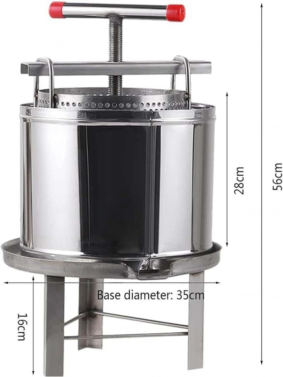 smielatore per apicoltura Pressa per miele in acciaio inox manual honey press extractor Attrezzatura apicoltura per Apicoltura Agricoltura Strumento