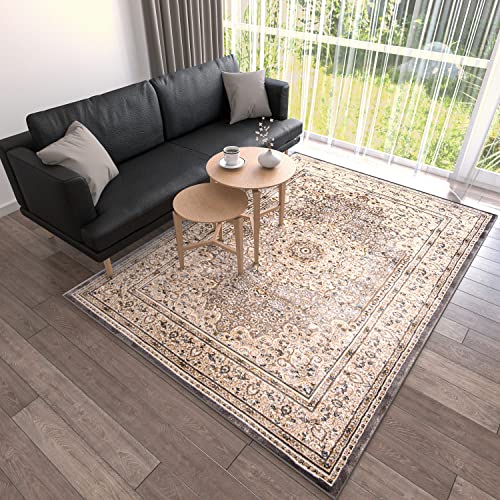 Mazovia Orientalisch Teppich - Traditioneller Teppich für Wohnzimmer, Esszimmer - Orient Teppiche...