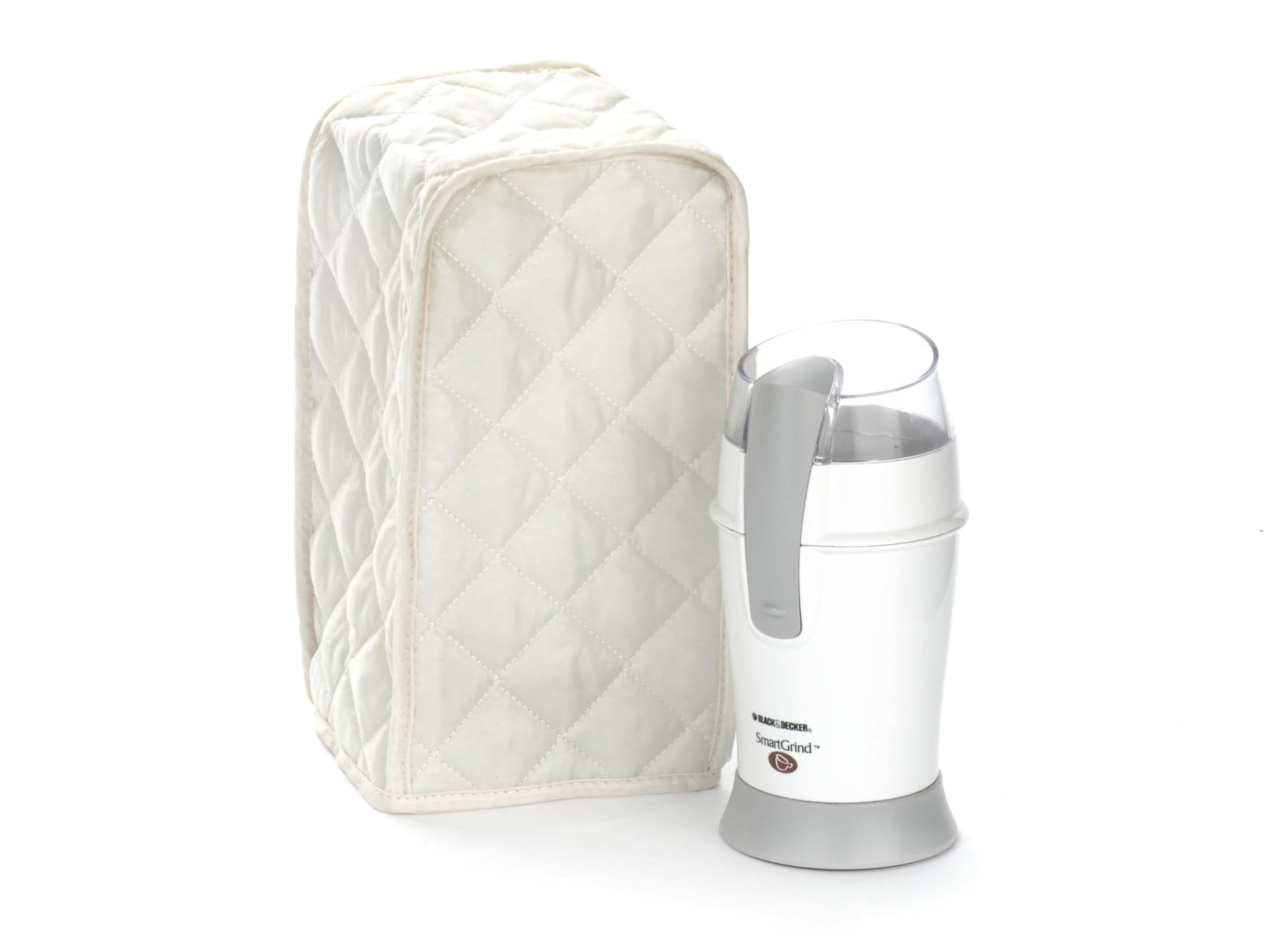 Covermates Coffee Maker Cover, 5"W x 5"D x 10"H, Cream