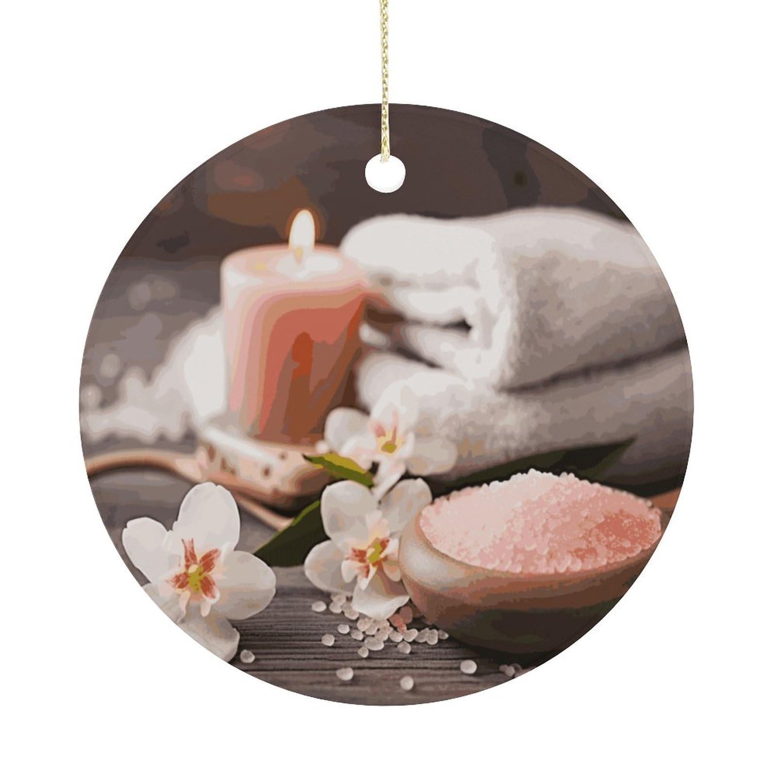Adfgyerh Women's Style Spa Theme Hanging Ceramic Ornaments, Christmas Tree Decorations, Funny Home Decor Gifts For Sisters & Work Best Friends