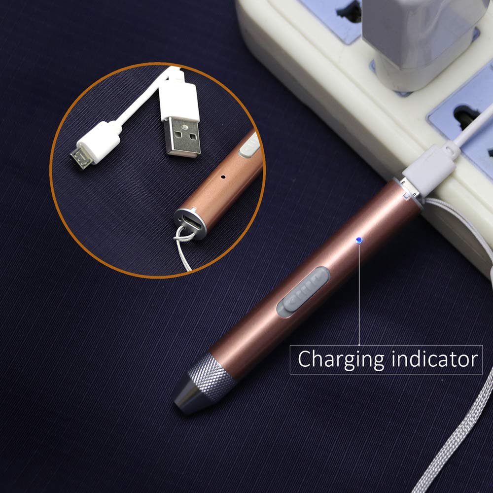 Stylo Peinture Diamant 5D Rechargeable LED - Outil Forage Point Avec Lumière - Kit Complet