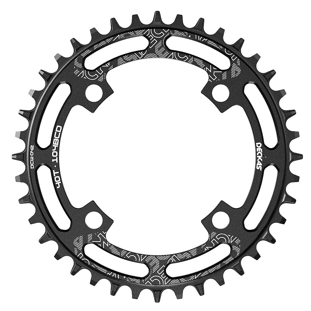 104mm BCD Narrow Wide Tooth Round Bicycle Chainring 40T 42T 44T 46T 48T 50T 52T CNC Machined Alloy Fits 8 to 12 Speed Chains