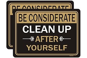 Be Considerate Bathroom Cleaning Sign Off Sheets