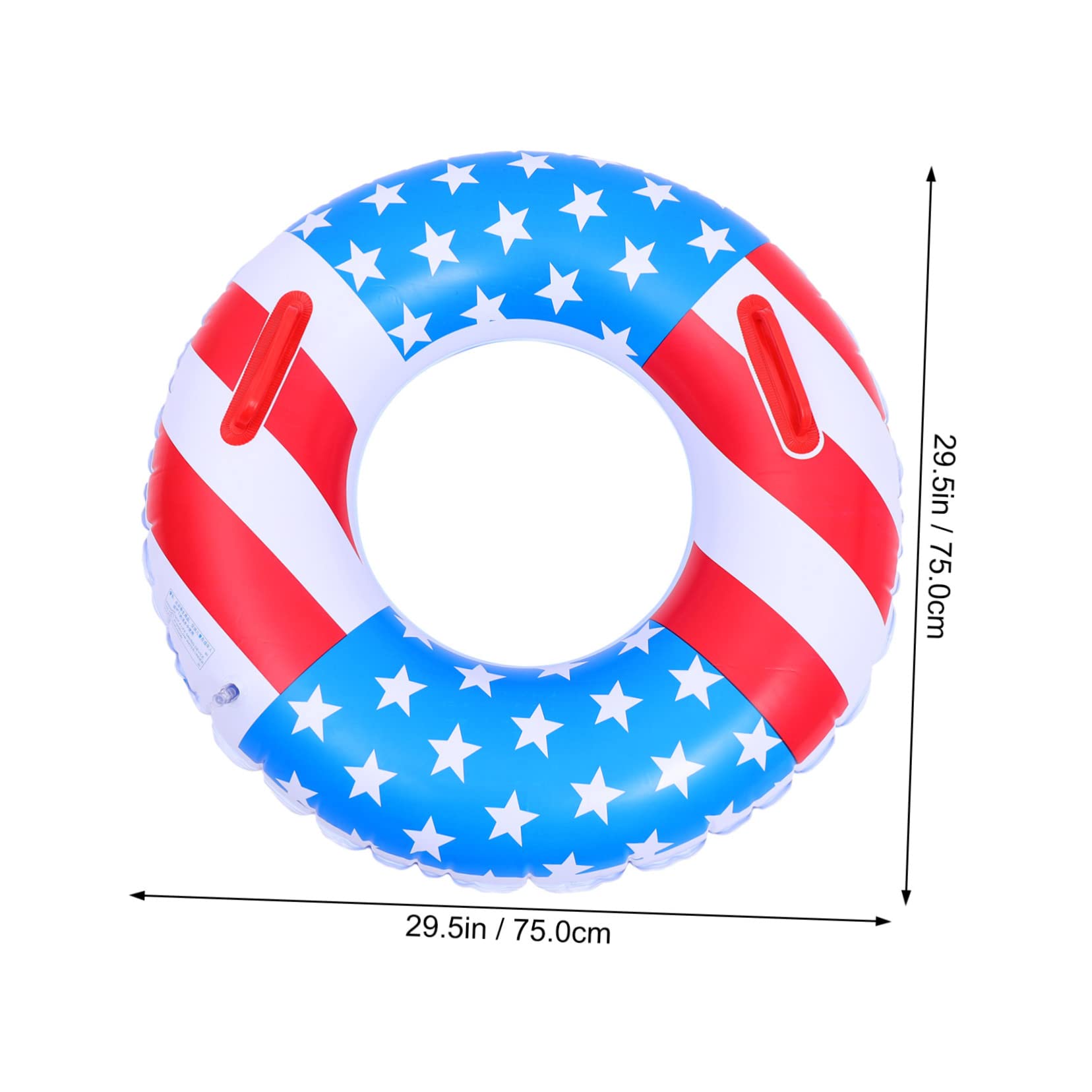 TOYANDONA Anello Di Nuoto Bandiera Anello Da Nuoto Per i Più Piccoli Gonfiabili Piscina Per Decorazioni Per Il Dell'indipendenza Galleggianti Gonfiabili Per Piscina Pvc