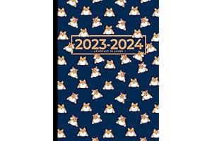 2023 Planner Dog - Monthly Weekly Academic Planner