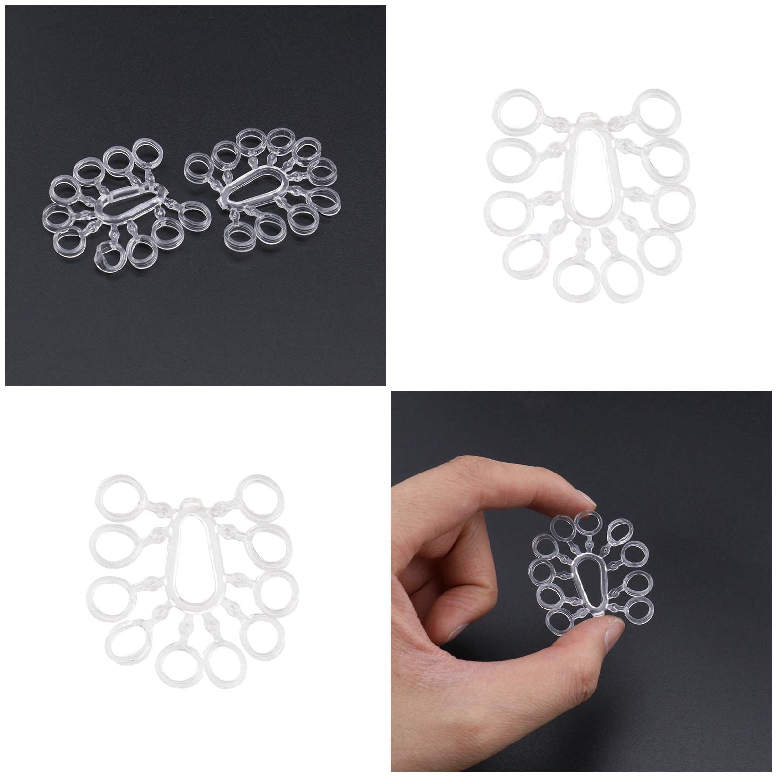 YINETTECH 150pcs Granulés Bandes d'appâts Élastique Support de Plates-Formes Pêche Match de Terminal Grossier Matériel 6mm pour Pêche à la Carpe en Plein Air