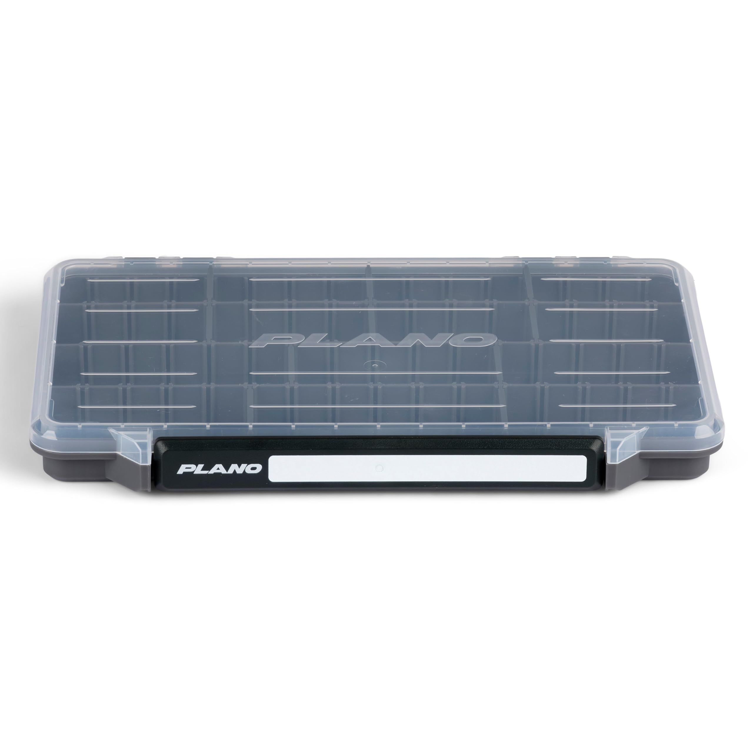 Plano StowAway 3700 Thin Stow Tackle Box, with Corrosion-Preventive Rustricor, Single Latch Design, Transparent DuraView Lid, Stackable Storage for Fishing Bait, Lures and Gear
