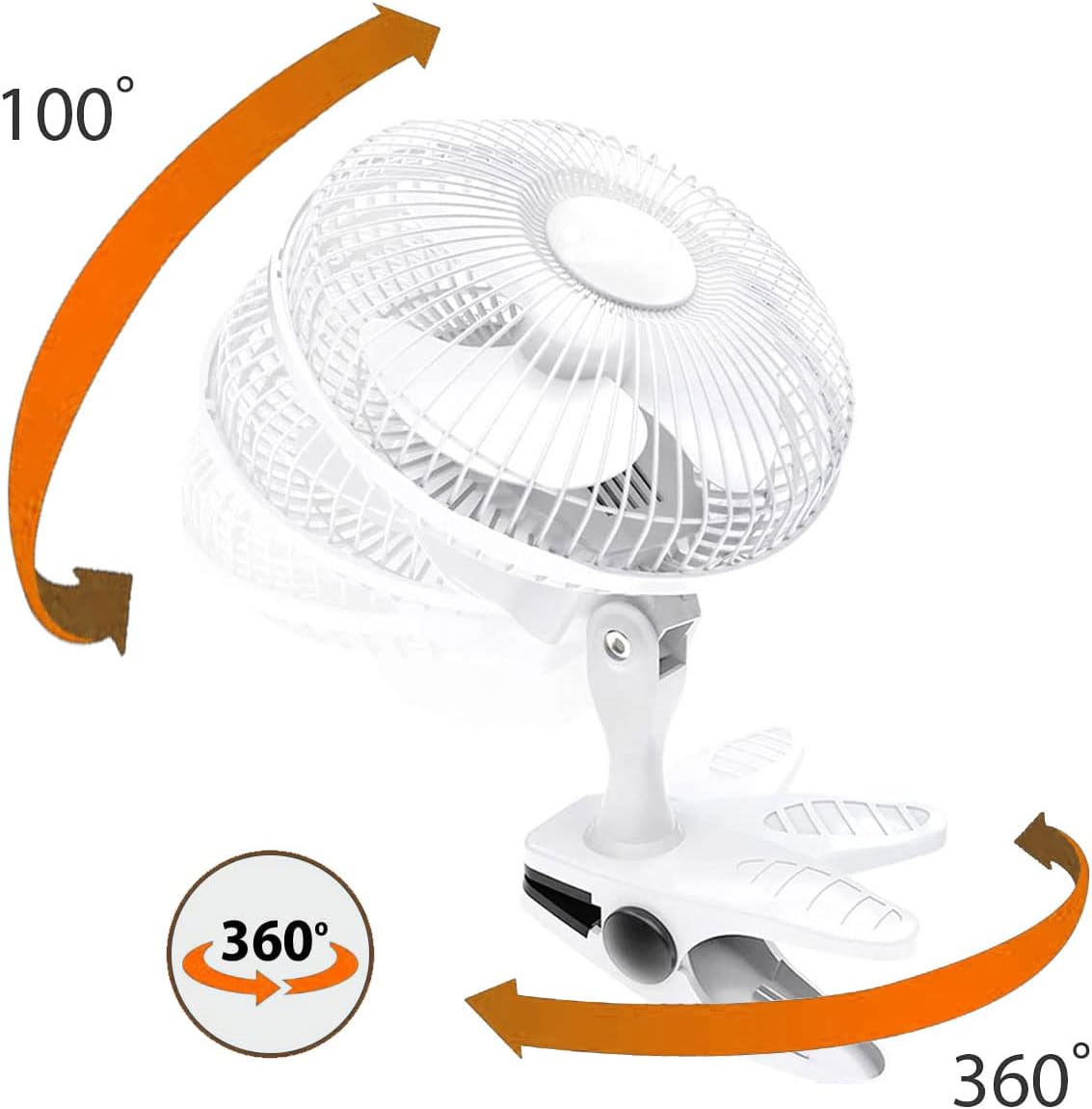 Buy Honne 6 inch2 speedAdjustable Tilt, 2 in 1 clip and table fan