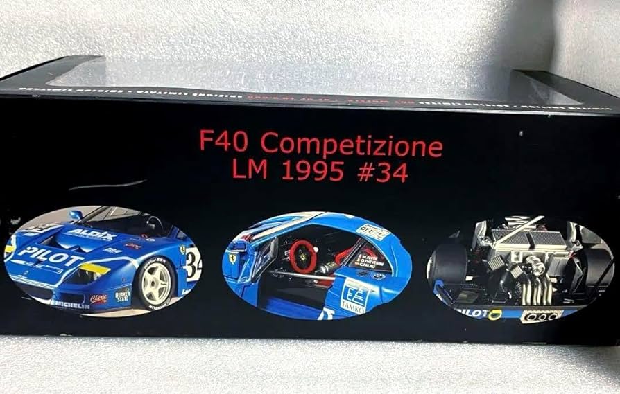 マテルエリート　F40コンペチィツオーネ　ＬM Limited Edition Mattel Elite 1/18 Ferrari F40 Competizione