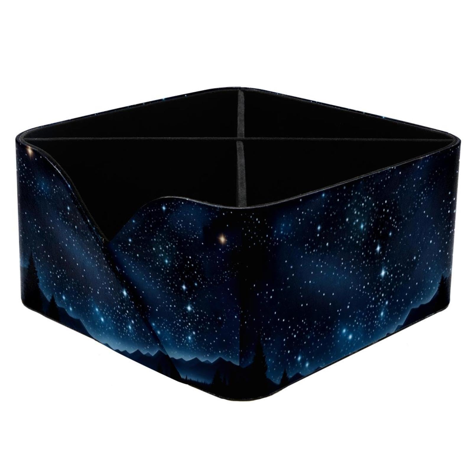 Porte-stylos rectangulaire noir organisateur de bureau papeterie et cosmétiques