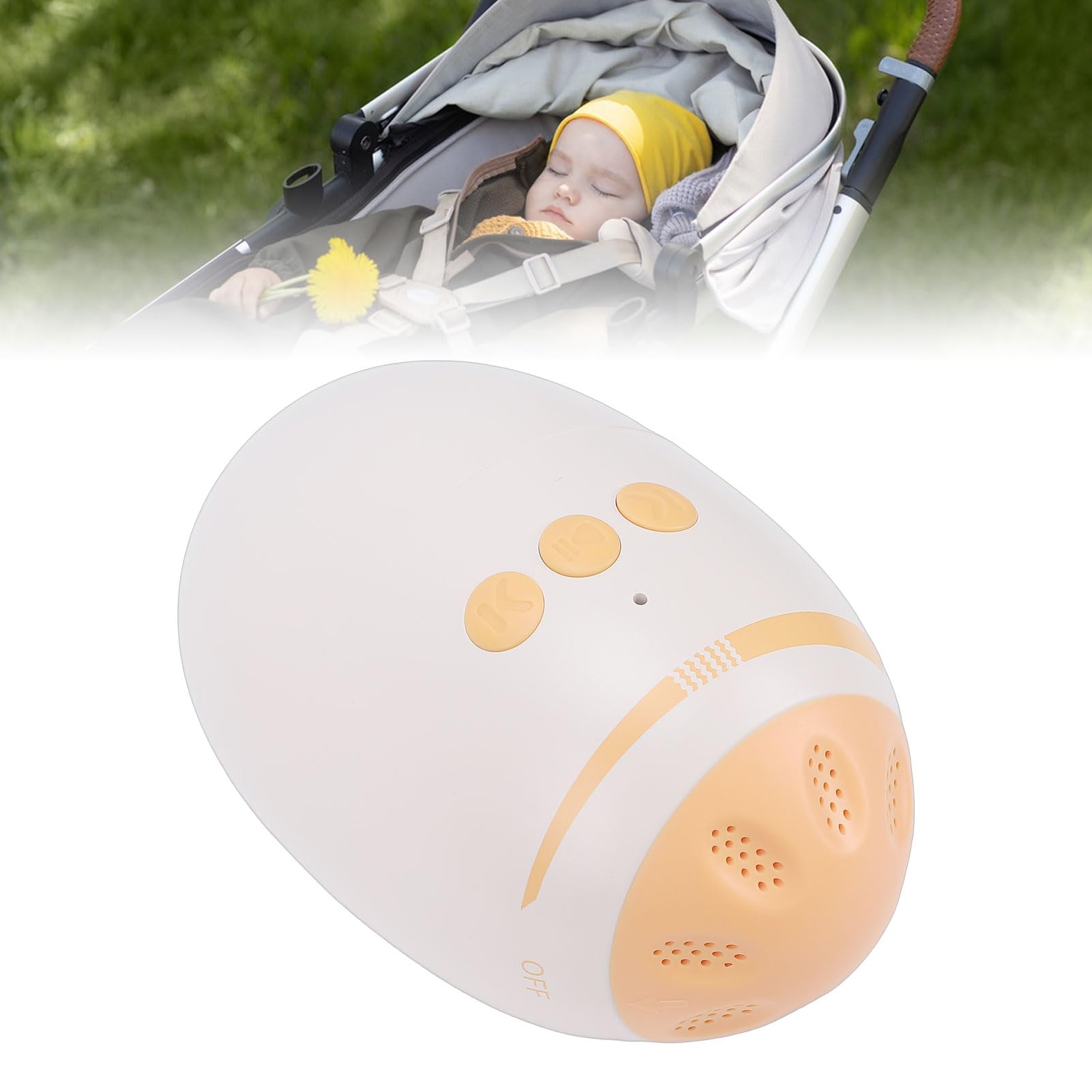 Naroote Dondolo per Culla, Succhietto Vibrante per Passeggino Portatile, Attacco Universale con Quadrante Veloce Personalizzabile, Ideale per Qualsiasi Passeggino o Carrozzina