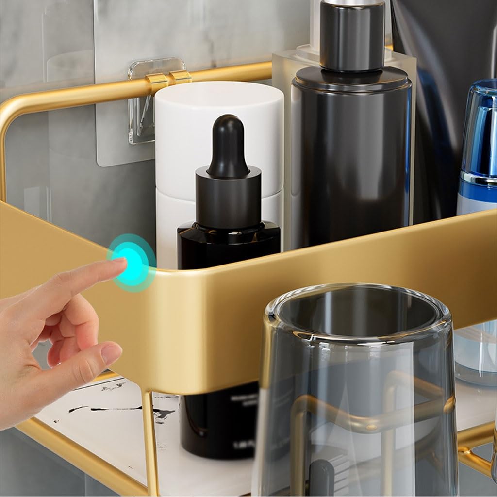 Estante para Cepillos de Dientes Portaspazzolino Elettrico a Parete Portaspazzolino da Parete Portaspazzolino Portaspazzolino da Parete Arredamento Bagno(L26cm)