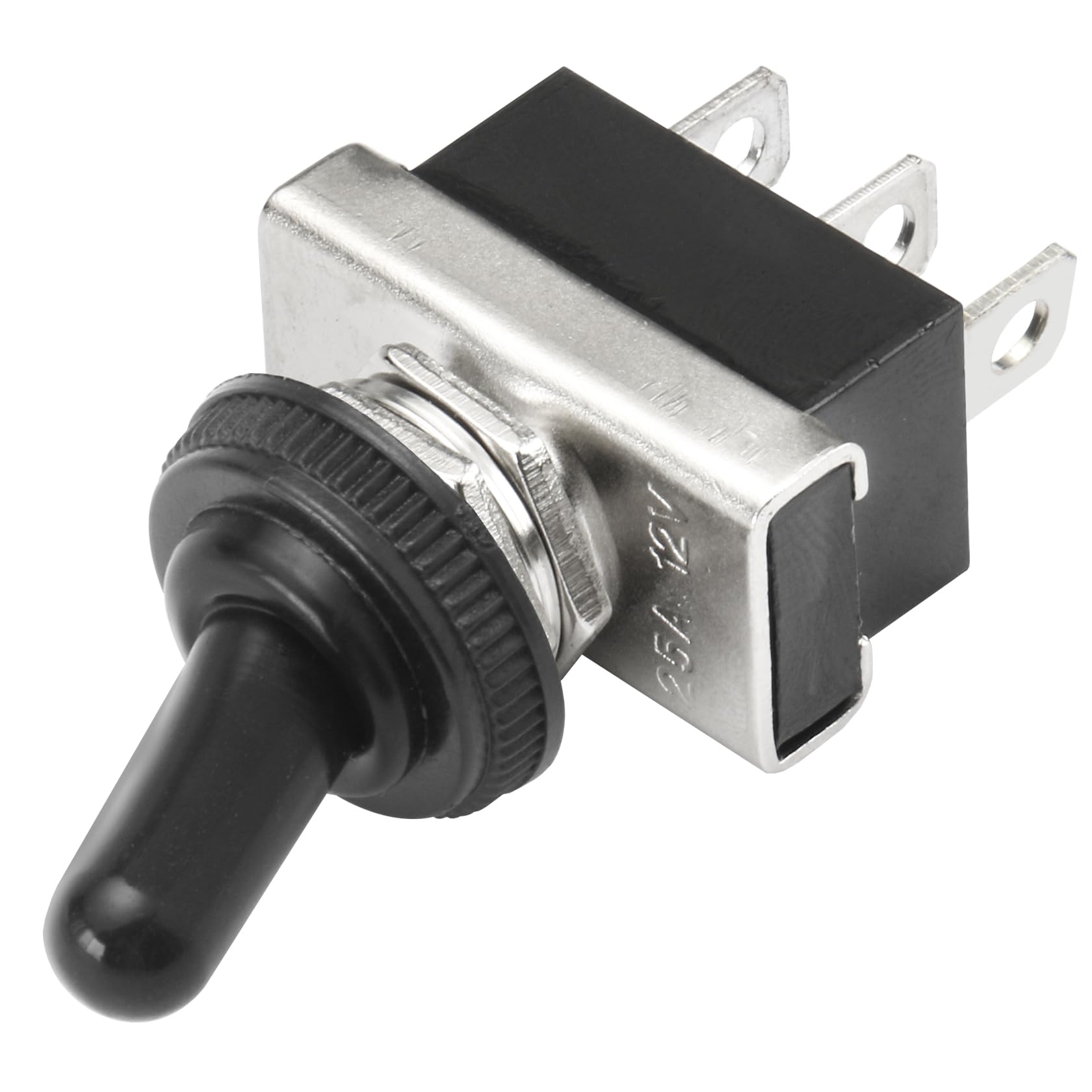 Interruttore A Levetta Heschen 12V 25A - SPDT 3 Pin Con Cappuccio Impermeabile Per Auto