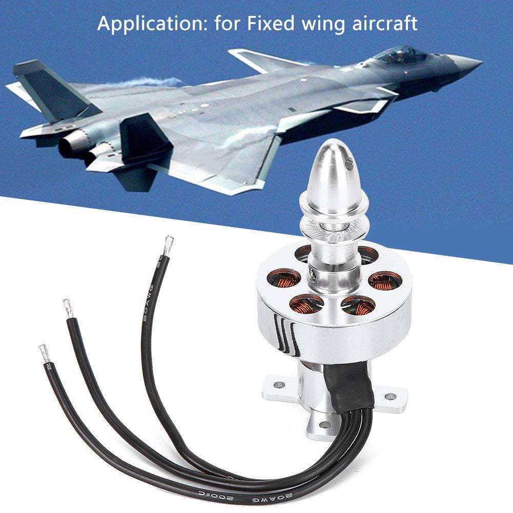 Moteur Sans Balais Qcwwy 2730 3000Kv – Métal – Pour Avion RC Voilure Fixe – Poussée 350g – Tension 6-14V