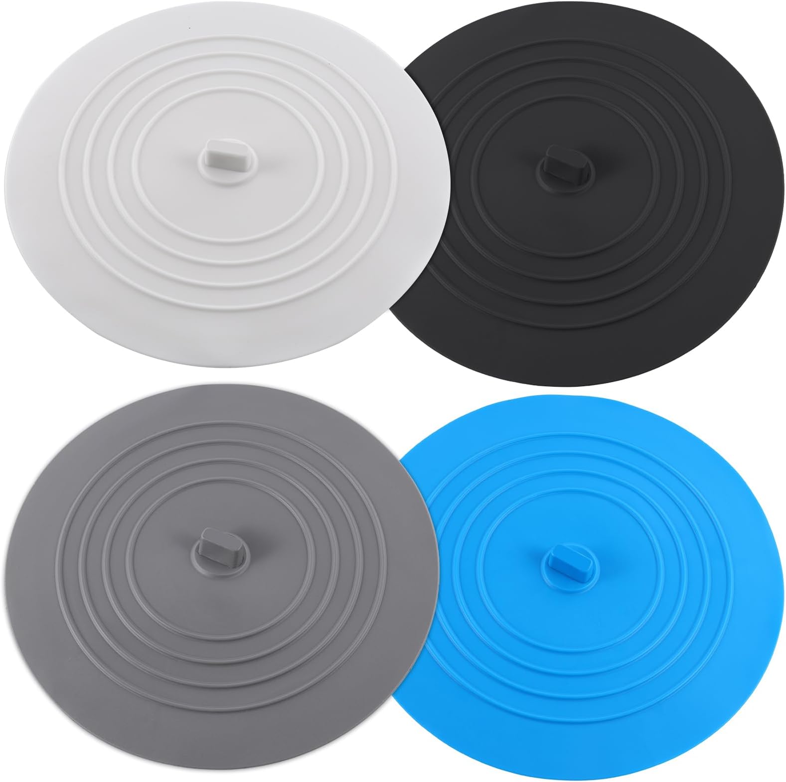 WOKICOR Universal Stöpsel Set - 3 Stück Silikon Abflussstopfen Für Badewanne, Waschbecken & Spüle